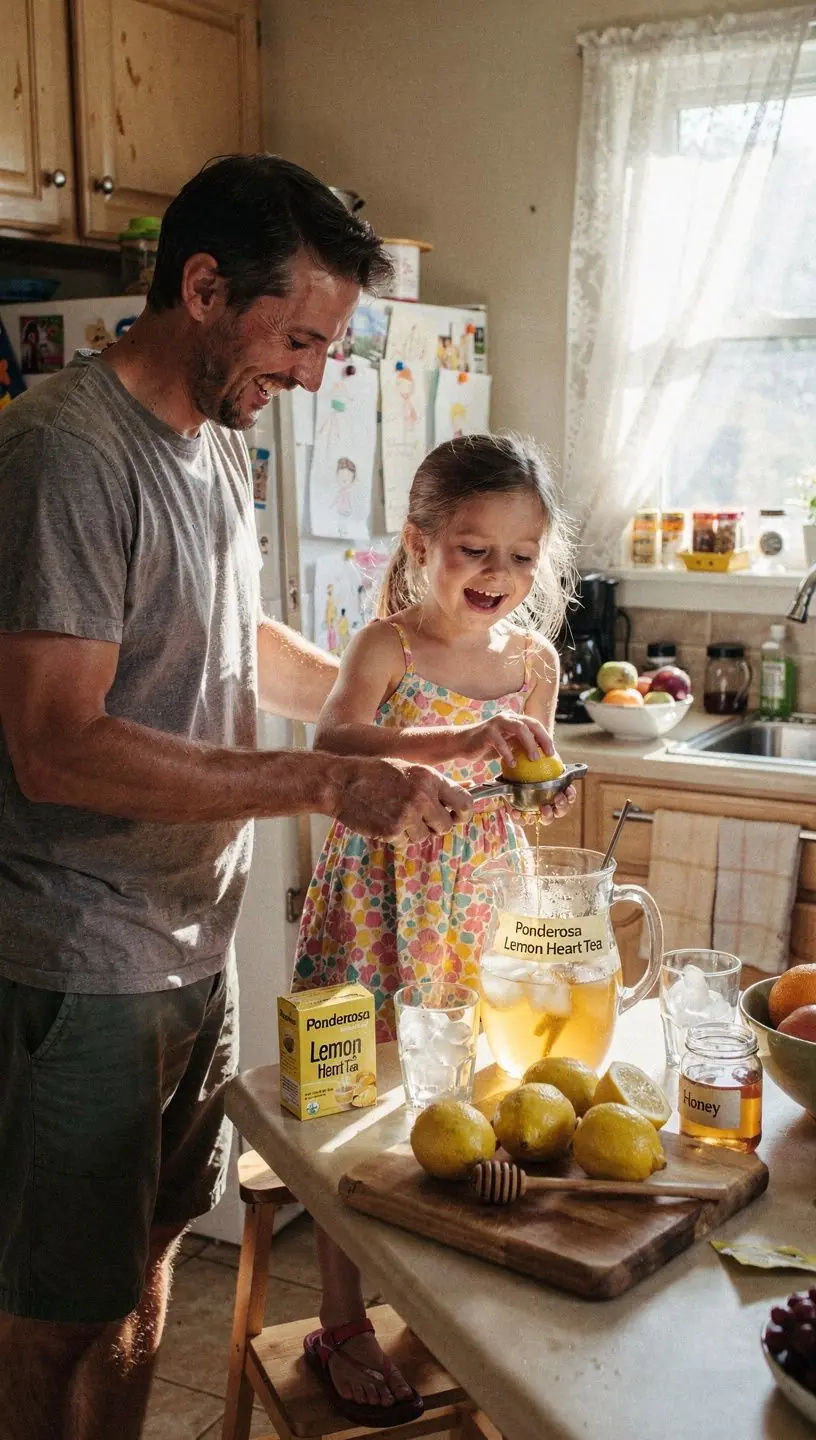 Didelės Ponderosa citrinos arbatos žaliosios šakos su ryškiomis spalvomis.