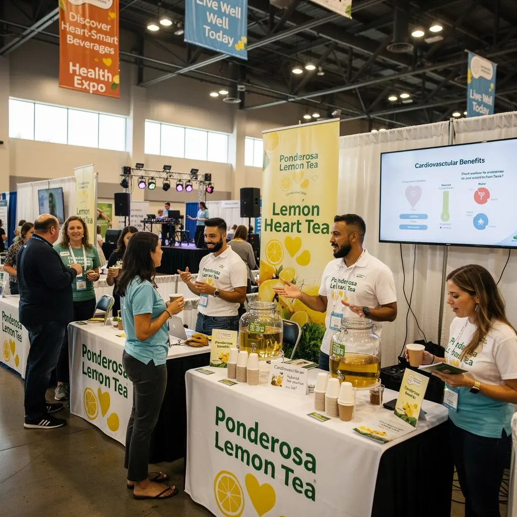 Citrininių širdžių arbatos lapų ir vaisių derlius, paruoštas skanios arbatos gamybai, išryškinant natūralias spalvas.