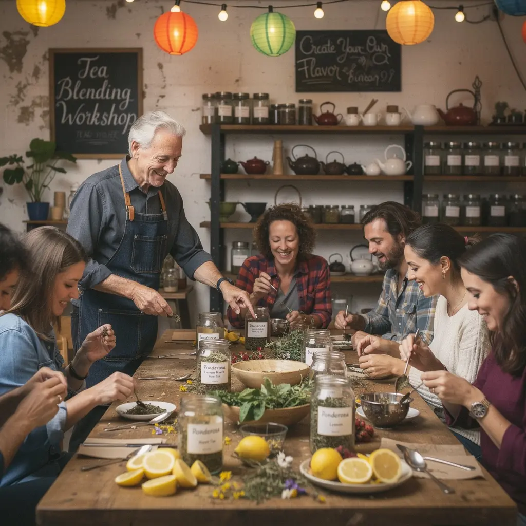 Žalia arbata su citrina, patiekiama su natūraliais medumi ir prieskoniais
