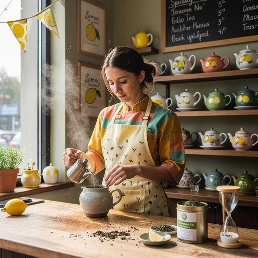 Citrinos širdies arbatos pakuotė su informacija apie naudingas savybes.